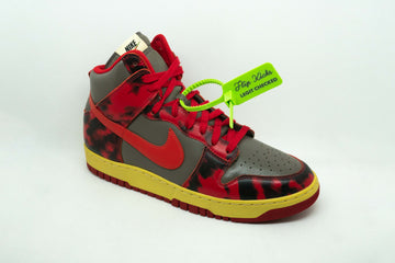 Dunk High RED ACID WASHED