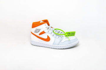 Jordan 1 Mid STARFISH PURE PLATINUM