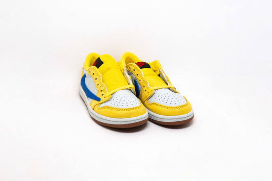 Jordan 1 Low TRAVIS SCOTT CANARY kids