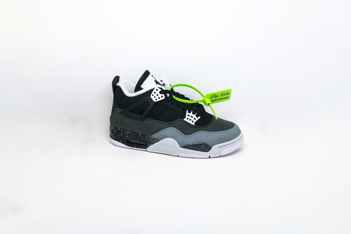 COPY NIKE Air Jordan 4 Retro \'Fear Pack\' Sneakers Size 12 Retro 4 Fear Pack Sneakers – Premium Quality Streetwear Shoes main image 4