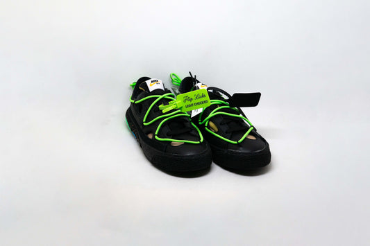 Blazer Low Off-White BLACK ELECTRIC GREEN