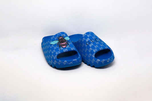 Yeezy SLIDES AZURE GUCCI CUSTOM