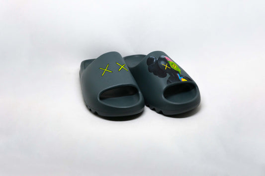 Yeezy SLIDES SLATE MARINE KAWS CUSTOM