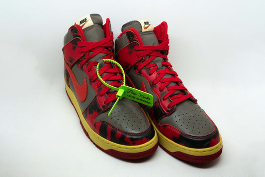 Dunk High RED ACID WASHED