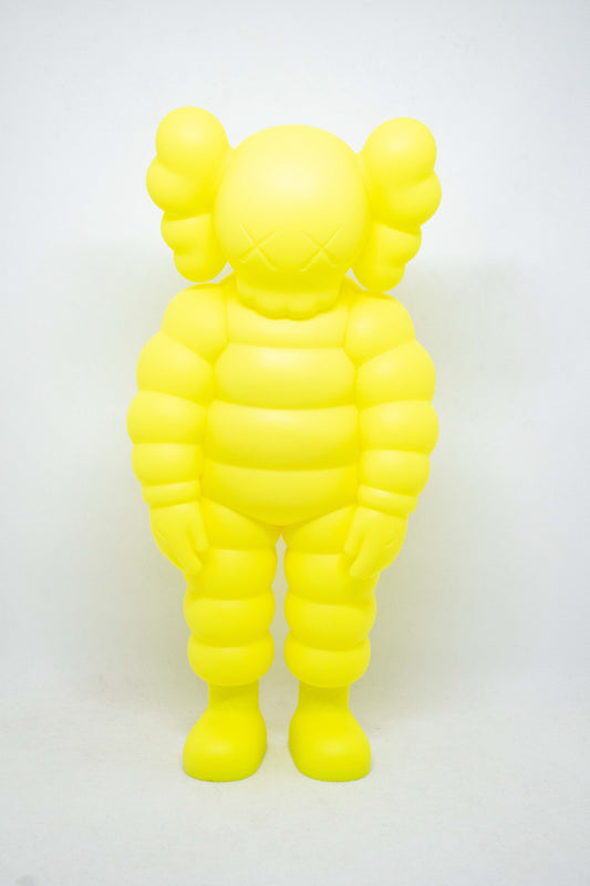 KAWS FIGURE WHAT PARTY OPEN EDITION YELLOW