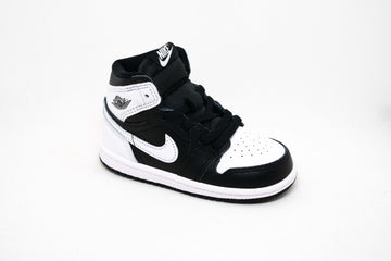 Jordan 1 High BLACK WHITE (KIDS)