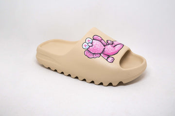 Yeezy SLIDES BONE PINK KAWS CUSTOM 2.0