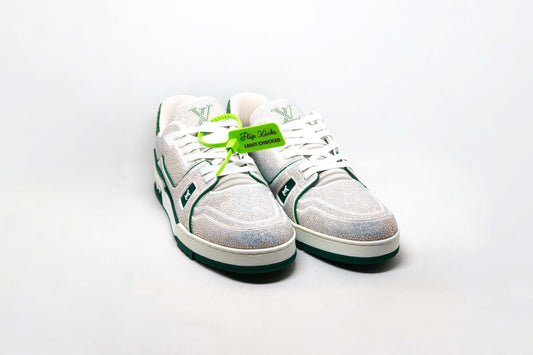 Louis Vuitton TRAINER GREEN STRASS