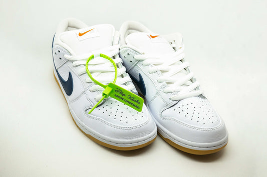 SB Dunk Low ORANGE LABEL WHITE NAVY