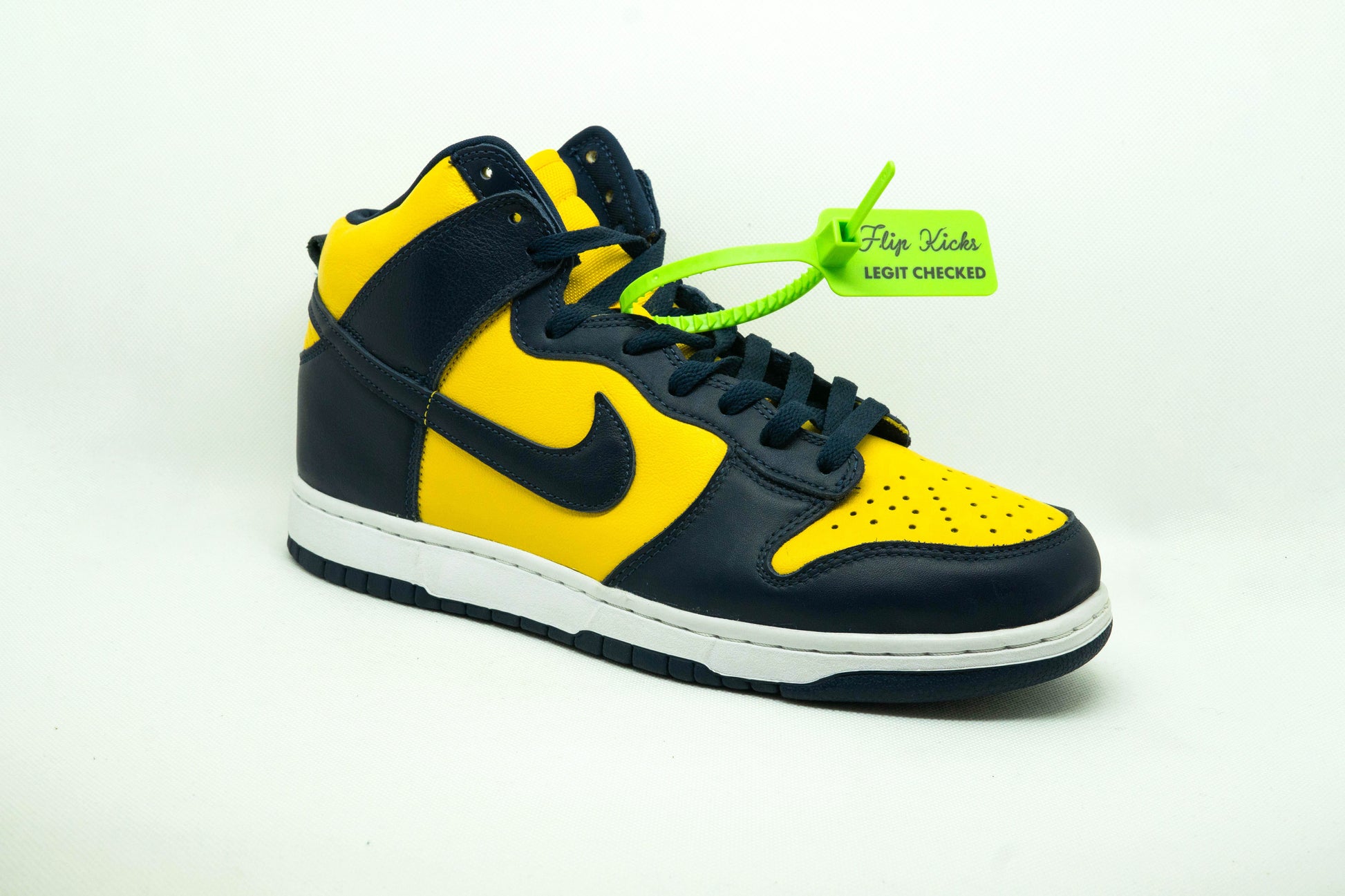 Dunk High Michigan 2020 Nike Dunk High Michigan CZ8149-700 Laced