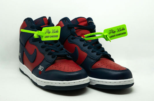 SB Dunk High SUPREME BY ANY MEANS NAVY